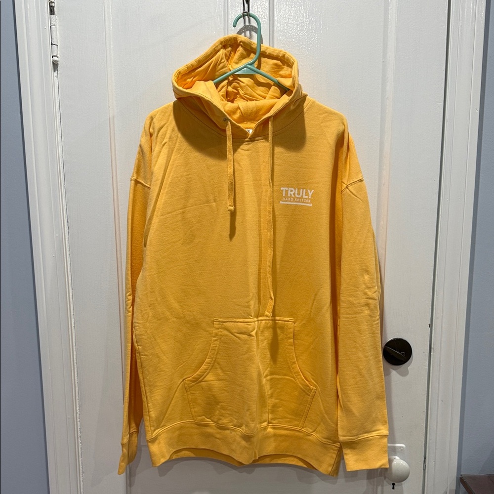 TRULY Sunshine Yellow (orange) Pullover Hoodie for women or men